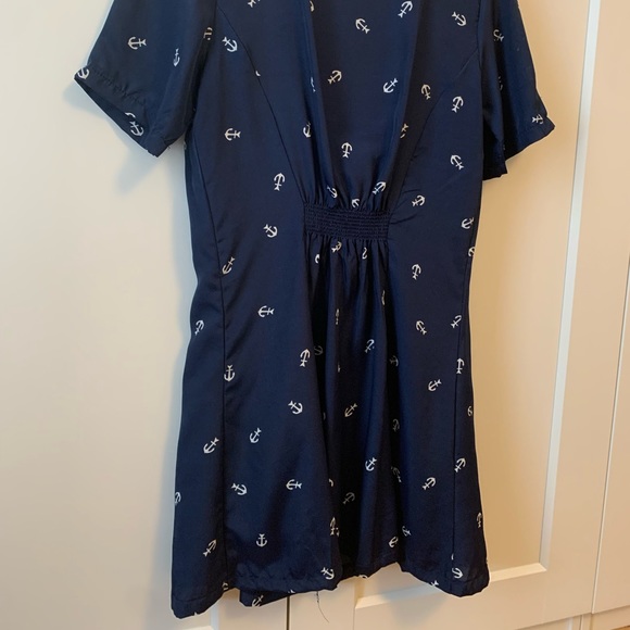 Cute Navy Vintage Dress - Picture 2 of 5